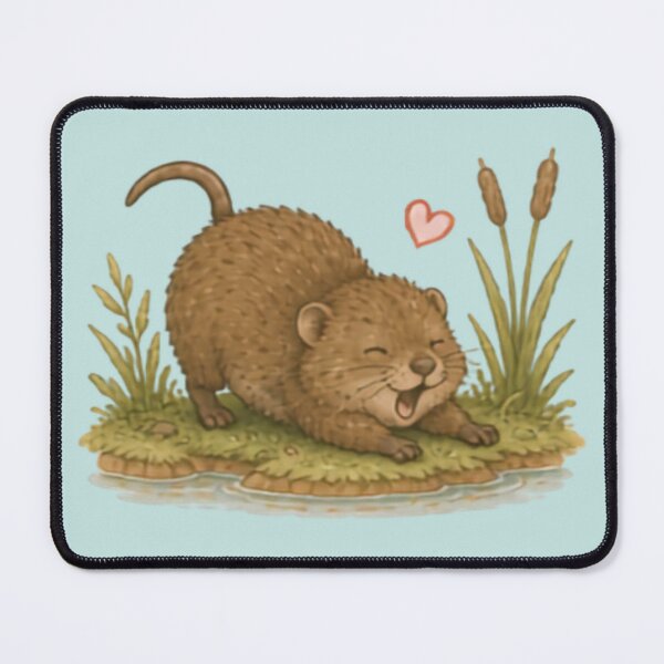 Item preview, Morning Stretch Water Vole designed and sold by MellowMunchkins.