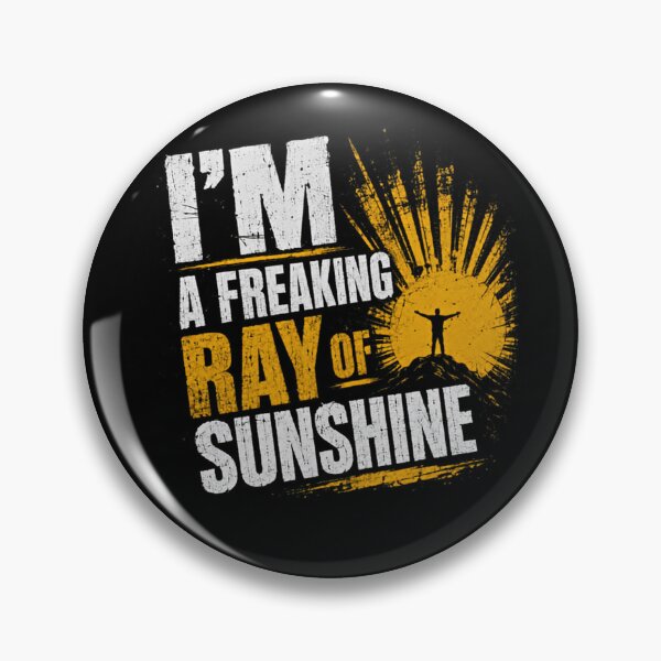 Item preview, I'm A Freaking Ray Of Sunshine Sarcastic Optimist Funny Personality designed and sold by RetroMini2026.