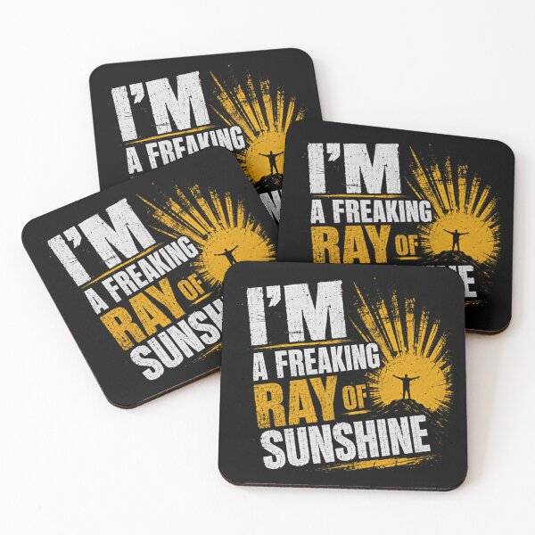 Item preview, I'm A Freaking Ray Of Sunshine Sarcastic Optimist Funny Personality designed and sold by RetroMini2026.