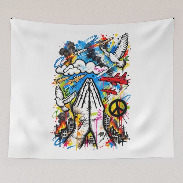 Item preview, culture Peace in Chaos – Urban Anti-War Art designed and sold by OSAMA MO.