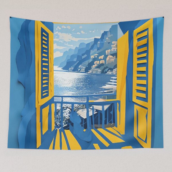 Item preview, Amalfi Morning View designed and sold by ONYX Pixee.