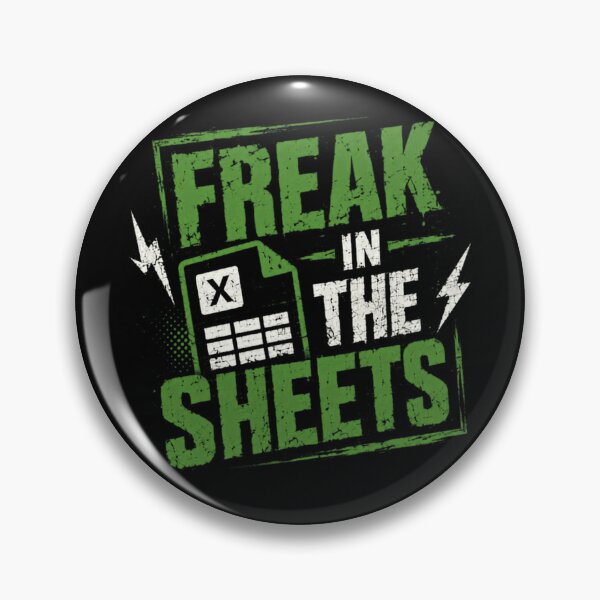 Item preview, Freak In The Sheets Excel Spreadsheet Data Analyst Accountant designed and sold by RetroMini2026.