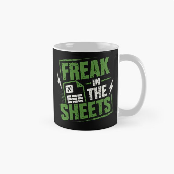 Item preview, Freak In The Sheets Excel Spreadsheet Data Analyst Accountant designed and sold by RetroMini2026.