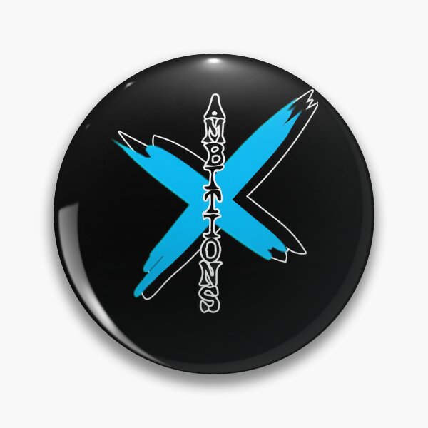 Item preview, Cyan Letter Cross With Outlined designed and sold by Sedramohamed25.