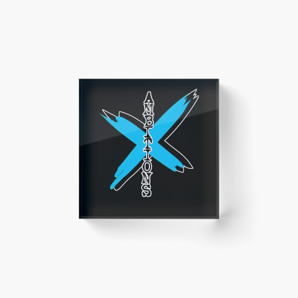 Item preview, Cyan Letter Cross With Outlined designed and sold by Sedramohamed25.