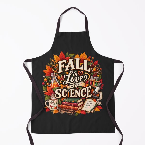 Item preview, Fall in Love With Science – Autumn Science Teacher Design designed and sold by astersgraphics.