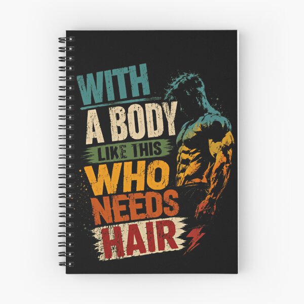 Item preview, With A Body Like This Who Needs Hair Bodybuilder Gym Fitness Bald Man designed and sold by RetroMini2026.