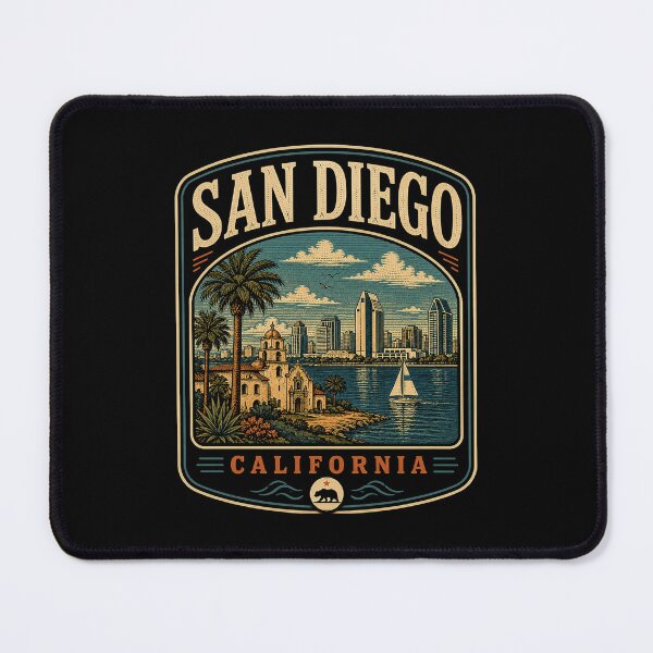 Item preview, San Diego - California  designed and sold by GoodOldVintage.