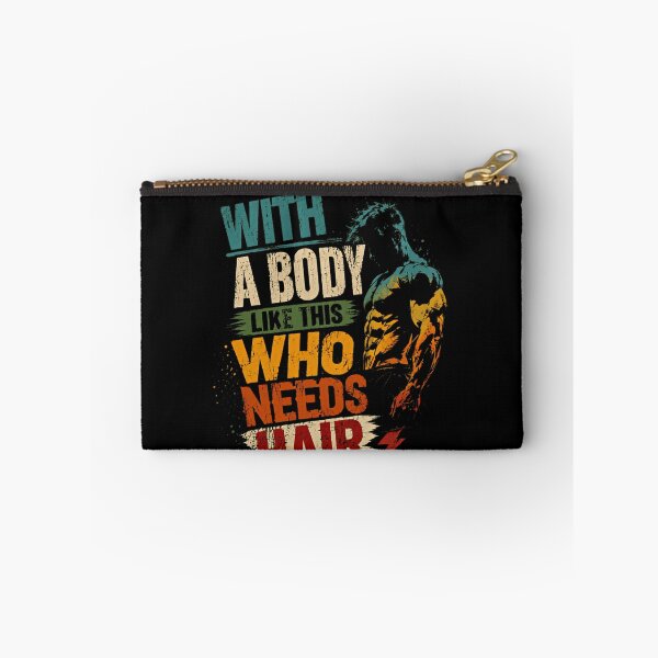 Item preview, With A Body Like This Who Needs Hair Bodybuilder Gym Fitness Bald Man designed and sold by RetroMini2026.