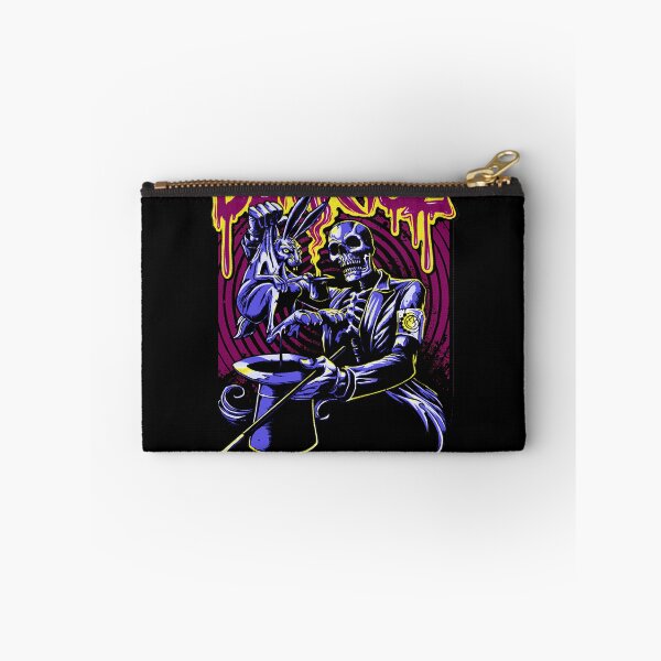 Item preview, Blink-182 Retro Melting Logo Skeleton Bunny Hypnotic Punk Art designed and sold by DarkPsyche.
