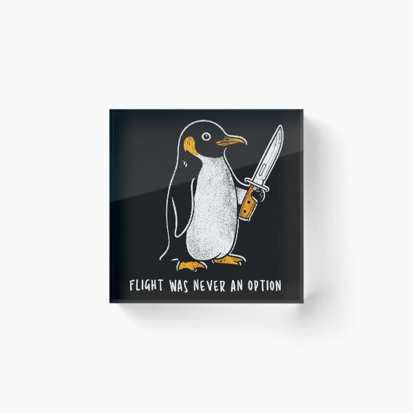 Item preview, Flight Was Never An Option Funny Penguin Humor Animal Lover designed and sold by CharlieConon.