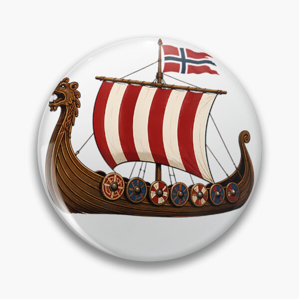 Item preview, Ro Ro Viking Longship Wooden Dragon Boat Nordic Flag Graphic designed and sold by DarkPsyche.