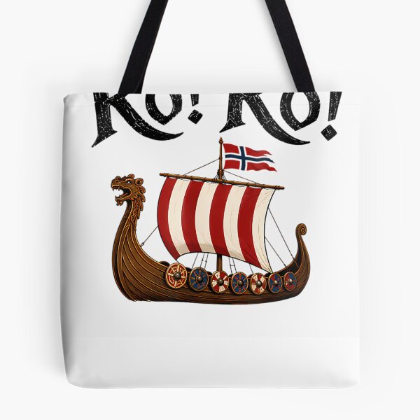 Item preview, Ro Ro Viking Longship Wooden Dragon Boat Nordic Flag Graphic designed and sold by DarkPsyche.
