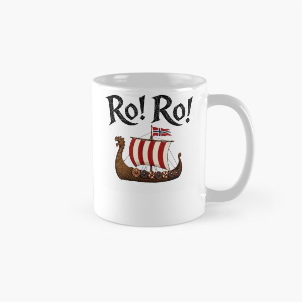 Item preview, Ro Ro Viking Longship Wooden Dragon Boat Nordic Flag Graphic designed and sold by DarkPsyche.