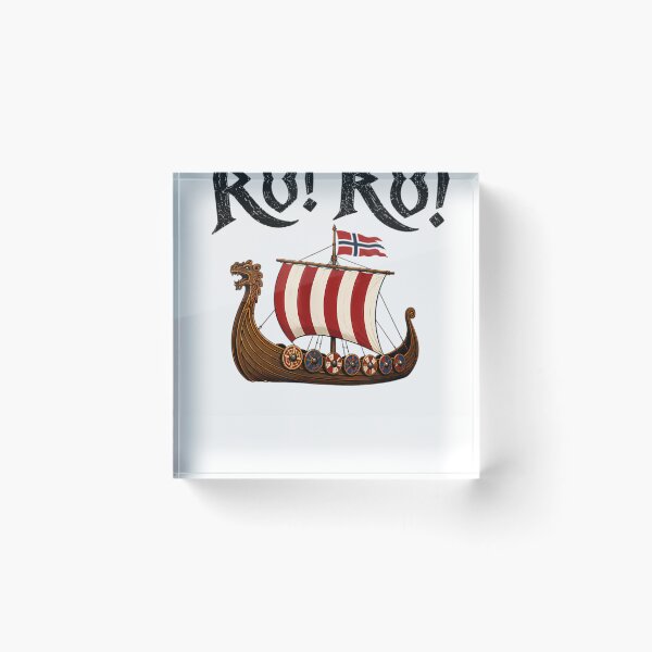 Item preview, Ro Ro Viking Longship Wooden Dragon Boat Nordic Flag Graphic designed and sold by DarkPsyche.