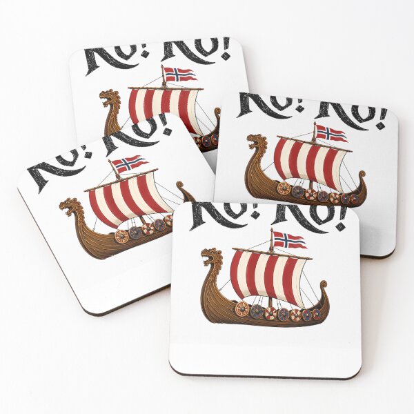 Item preview, Ro Ro Viking Longship Wooden Dragon Boat Nordic Flag Graphic designed and sold by DarkPsyche.