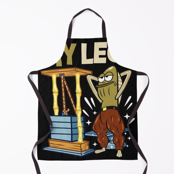 Item preview, My Leg Spongebob Meme Fred Fish Gym Fan designed and sold by CharlieConon.