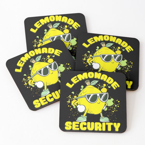 Item preview, Lemonade Security Funny Summer Lemon Guard Pun designed and sold by CharlieConon.