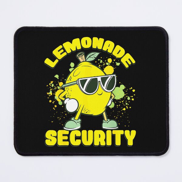 Item preview, Lemonade Security Funny Summer Lemon Guard Pun designed and sold by CharlieConon.