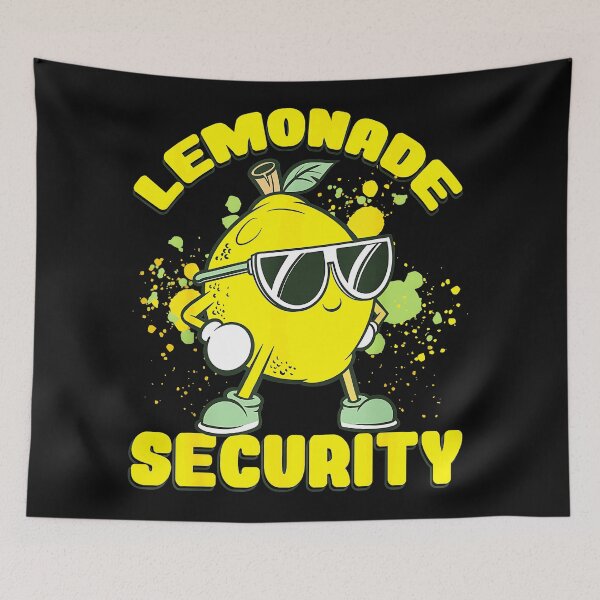 Item preview, Lemonade Security Funny Summer Lemon Guard Pun designed and sold by CharlieConon.