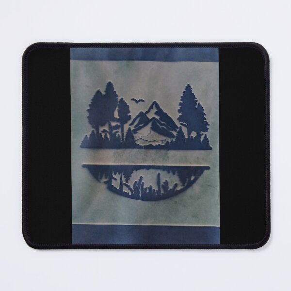 Item preview, The Great Outdoors in Cyanotype designed and sold by Limitless canvas .