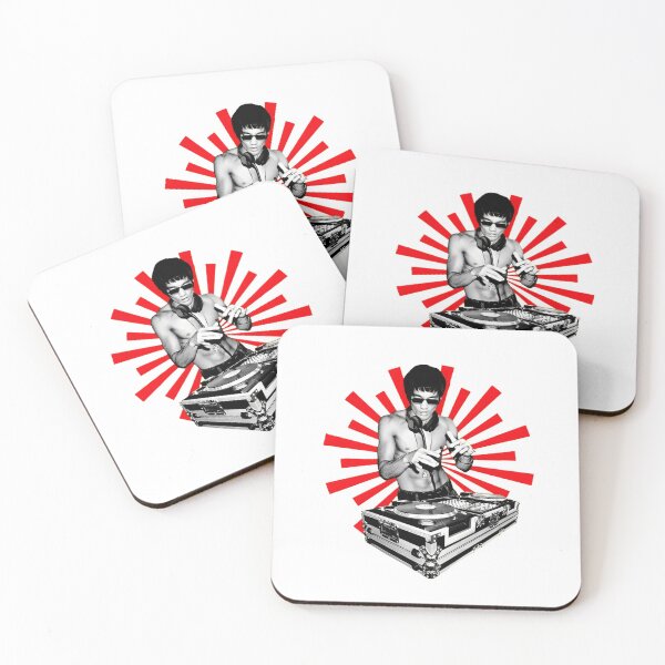 Item preview, Bruce Lee DJ Turntable Mashup designed and sold by MillieRhodes.