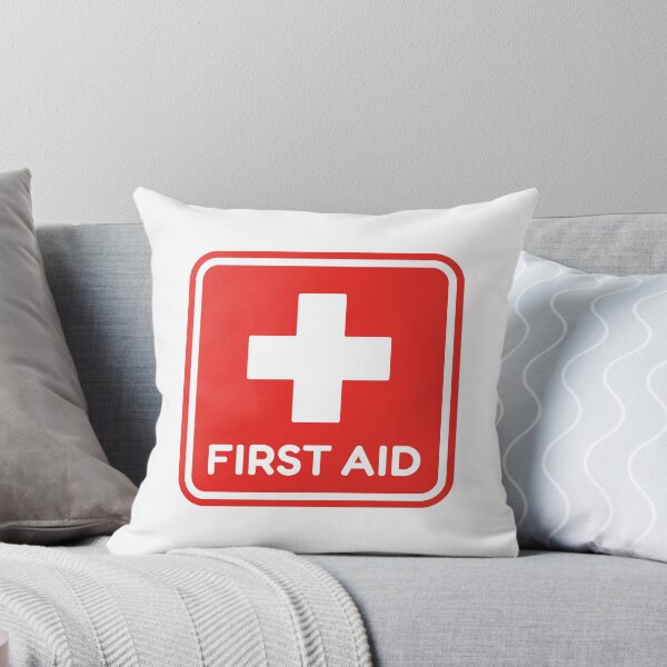Item preview, First Aid Red Medical Cross Healthcare Safety Sign designed and sold by VectorForge Studio.