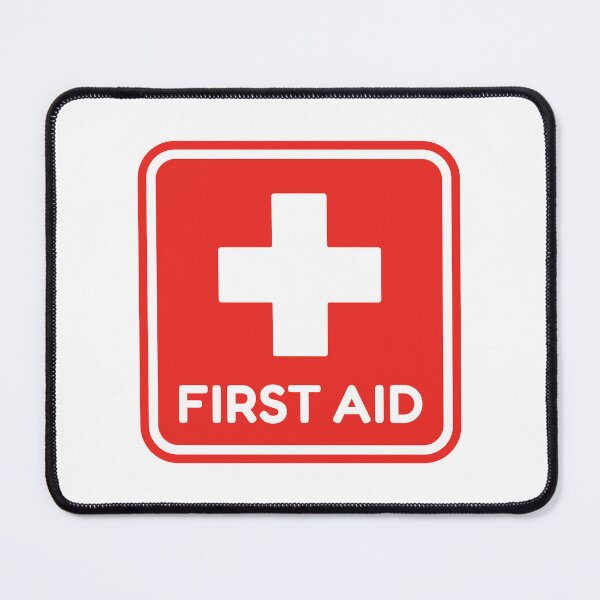 Item preview, First Aid Red Medical Cross Healthcare Safety Sign designed and sold by VectorForge Studio.