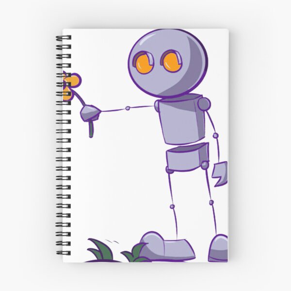 Item preview, Robot giving flower designed and sold by reyestrandhart.