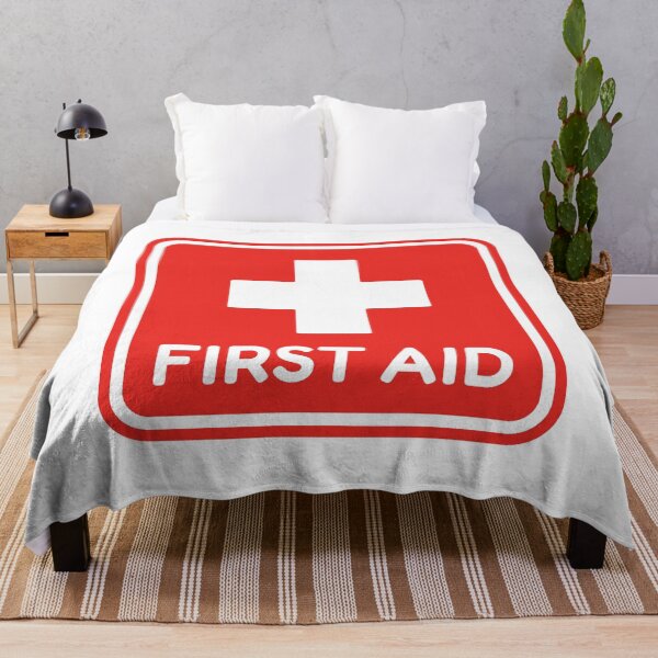 Item preview, First Aid Red Medical Cross Healthcare Safety Sign designed and sold by VectorForge Studio.