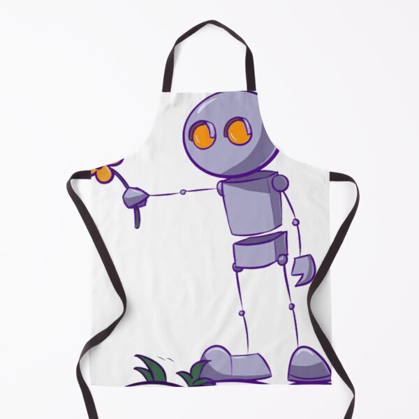 Item preview, Robot giving flower designed and sold by reyestrandhart.