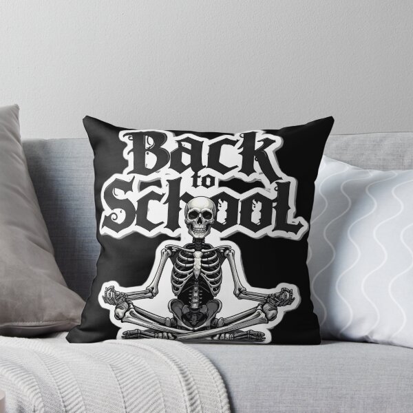 Item preview, Gothic Skeleton Back to School Funny Meditation Design designed and sold by OksArtStudio.