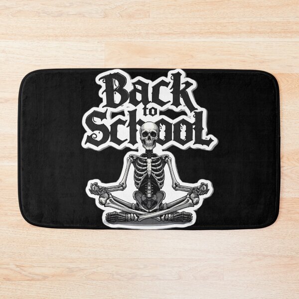 Item preview, Gothic Skeleton Back to School Funny Meditation Design designed and sold by OksArtStudio.