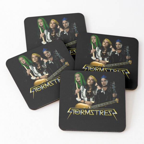 Item preview, Three Female Musicians Holding Guitars Poster designed and sold by Sedramohamed25.