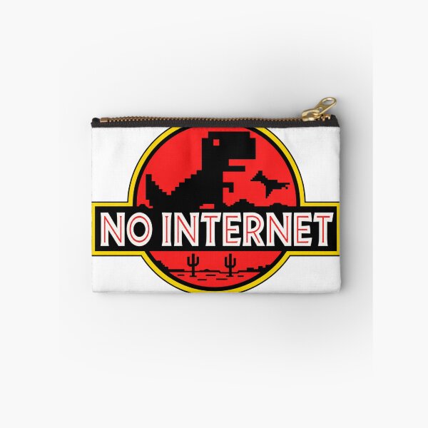 Item preview, No Internet Dino Funny T-Shirt | Offline Chrome Dinosaur Parody Retro Gamer Design designed and sold by MysticForge Studio.