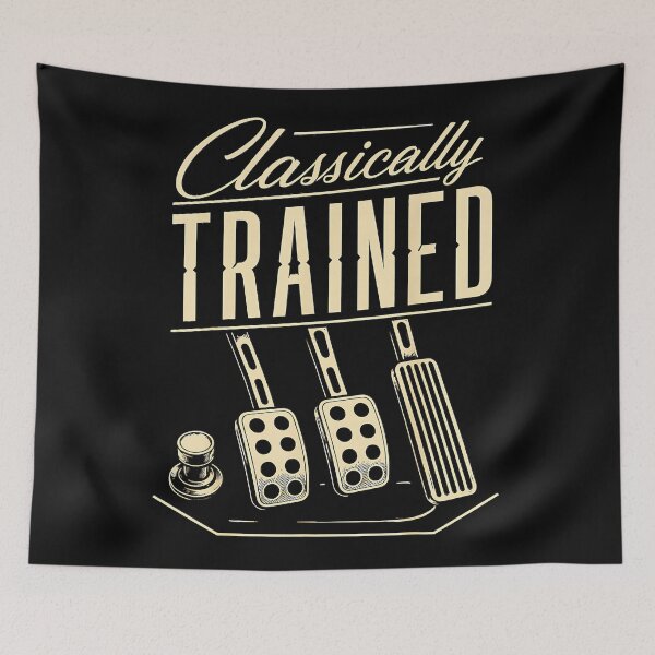 Item preview, Classically Trained Manual Transmission Car Driver Gearhead designed and sold by CharlieConon.