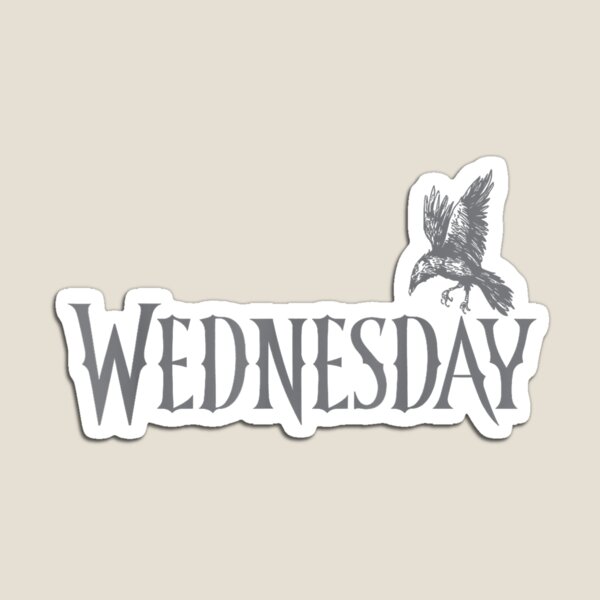 Item preview, Wednesday Raven Logo  designed and sold by printonio.
