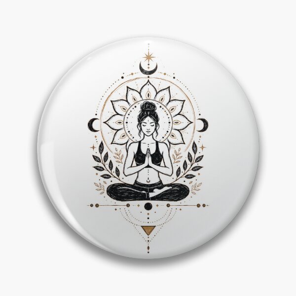 Item preview, Astral Yoga: Sacred Geometry & Inner Awakening designed and sold by TontikDesign.