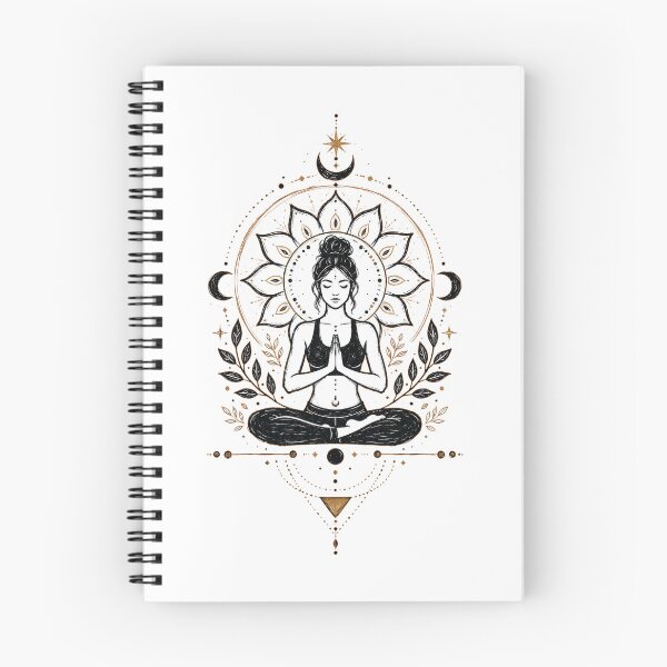 Item preview, Astral Yoga: Sacred Geometry & Inner Awakening designed and sold by TontikDesign.