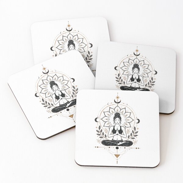 Item preview, Astral Yoga: Sacred Geometry & Inner Awakening designed and sold by TontikDesign.