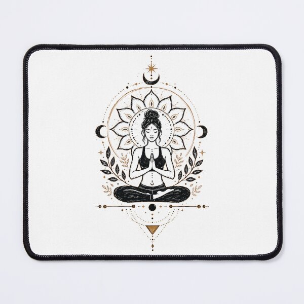 Item preview, Astral Yoga: Sacred Geometry & Inner Awakening designed and sold by TontikDesign.