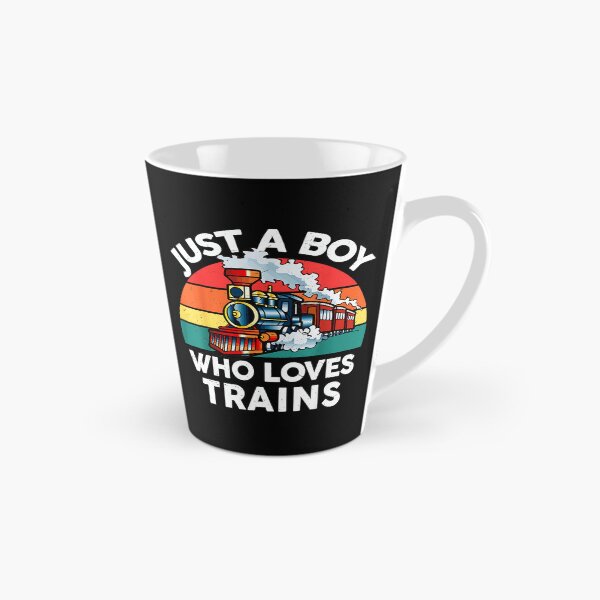 Item preview, Just A Boy Who Loves Trains Train Lover Hobbyist Enthusiast designed and sold by CharlieConon.