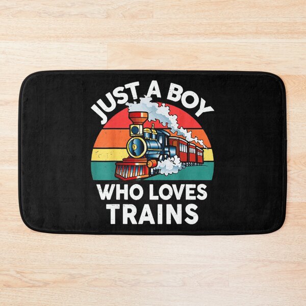 Item preview, Just A Boy Who Loves Trains Train Lover Hobbyist Enthusiast designed and sold by CharlieConon.
