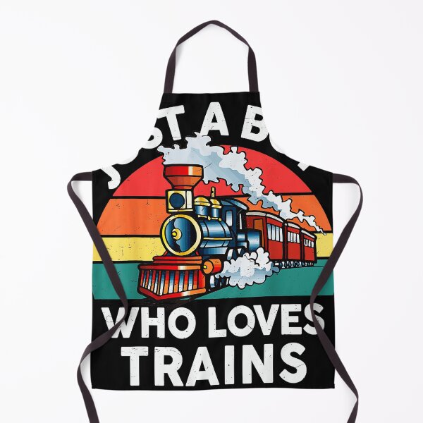 Item preview, Just A Boy Who Loves Trains Train Lover Hobbyist Enthusiast designed and sold by CharlieConon.