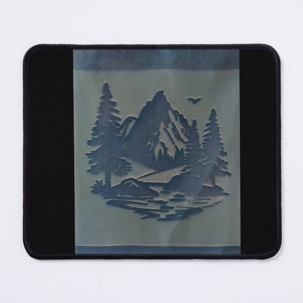 Item preview, The Great Outdoors in Cyanotype designed and sold by Limitless canvas .
