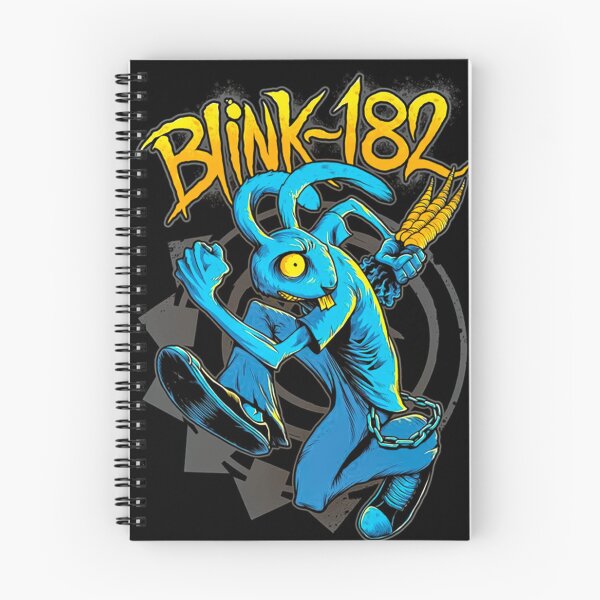 Item preview, Blink-182 Yellow Logo Abstract Neon Bunny Pop Punk Art Design designed and sold by RetroGalaxies.