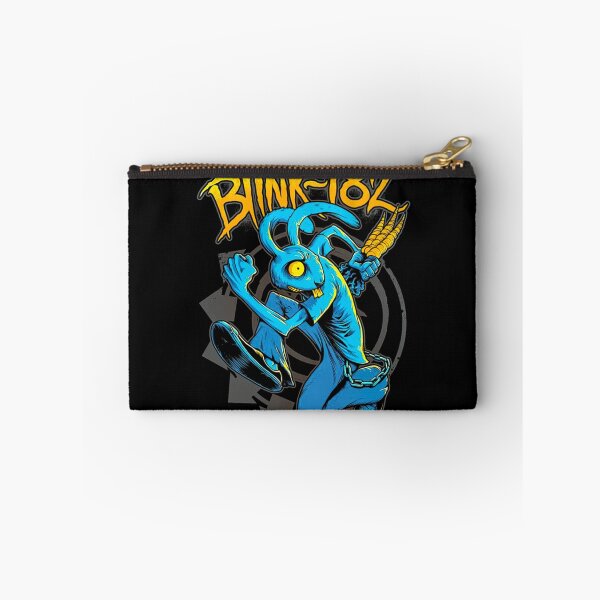 Item preview, Blink-182 Yellow Logo Abstract Neon Bunny Pop Punk Art Design designed and sold by RetroGalaxies.