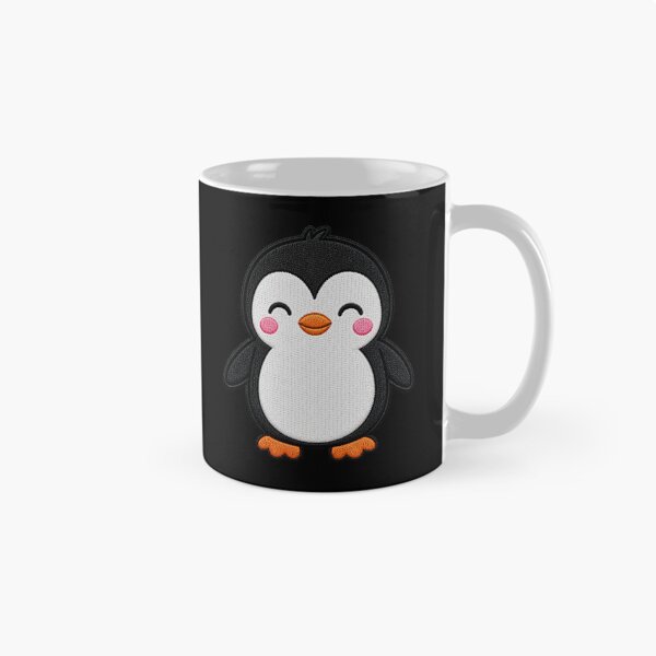 Item preview, Cute Penguin Embroidery Patch Illustration designed and sold by ColorSplash123.