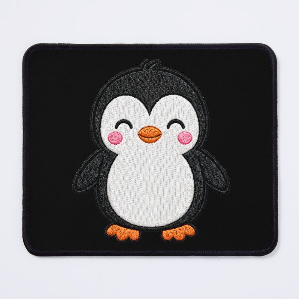 Item preview, Cute Penguin Embroidery Patch Illustration designed and sold by ColorSplash123.