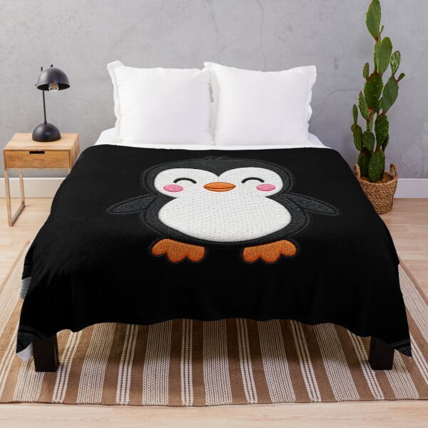 Item preview, Cute Penguin Embroidery Patch Illustration designed and sold by ColorSplash123.